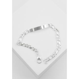 MUAU Schmuck  ID-Bracelet 8er-Kette Silber 925, 4.9mm, 19cm 