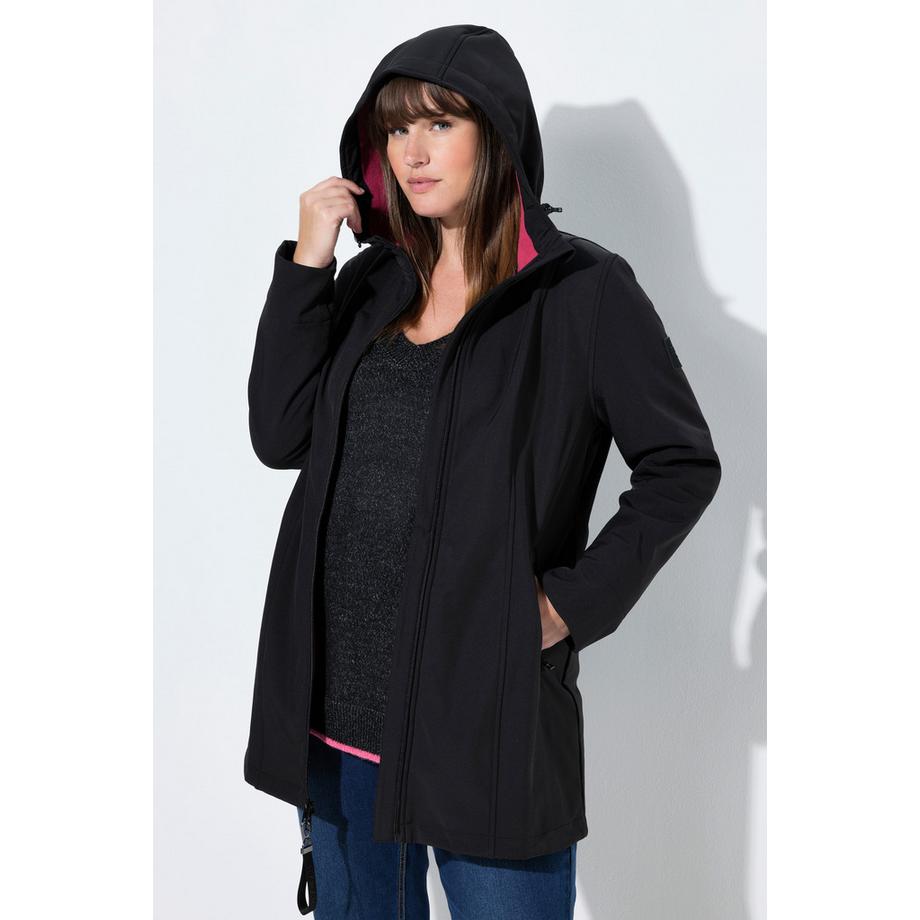 Ulla Popken HYPRAR Veste Softshell Déperlante avec Doublure Polaire  