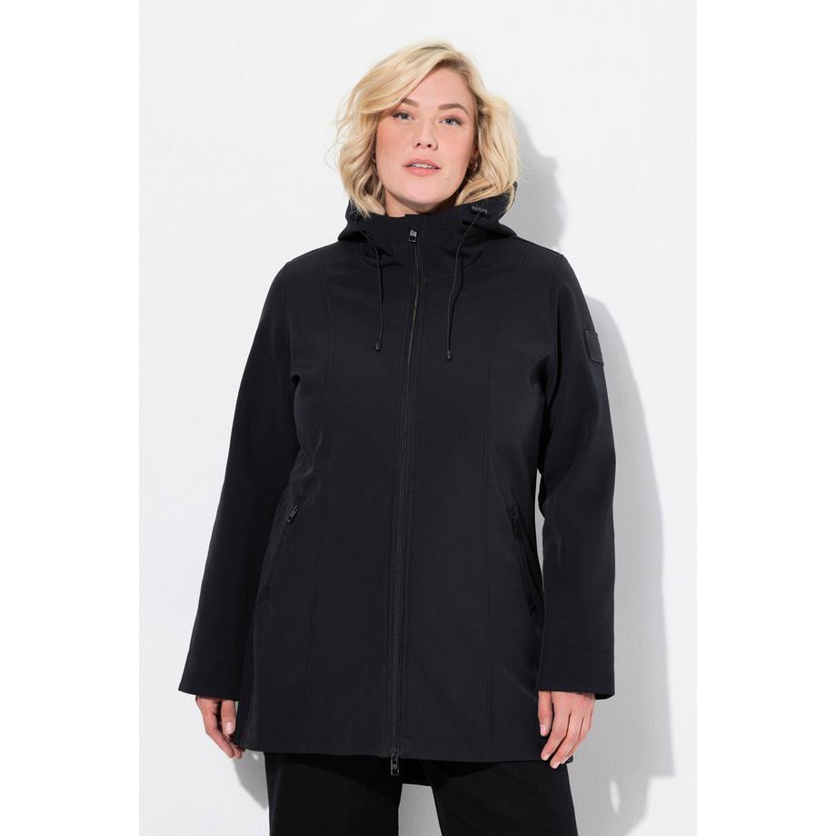 Ulla Popken HYPRAR Veste Softshell Déperlante avec Doublure Polaire  