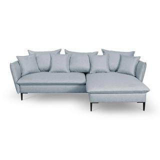 PASCAL MORABITO Divano letto angolare in Tessuto Grigio azzurrato Angolo a destra LAZARE di PASCAL MORABITO  