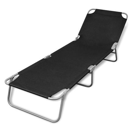 VidaXL Chaise longue tissu  