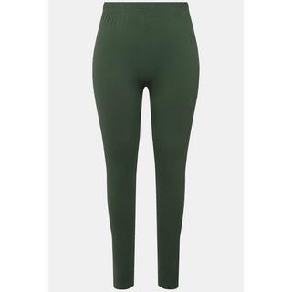 Ulla Popken  Leggings, Baumwolle, Slim, Elastikbund 