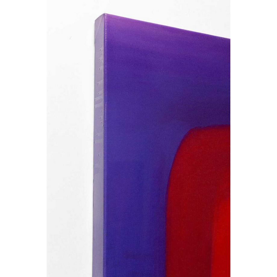 KARE Design Tableau sur toile Tendency rouge 120x160  