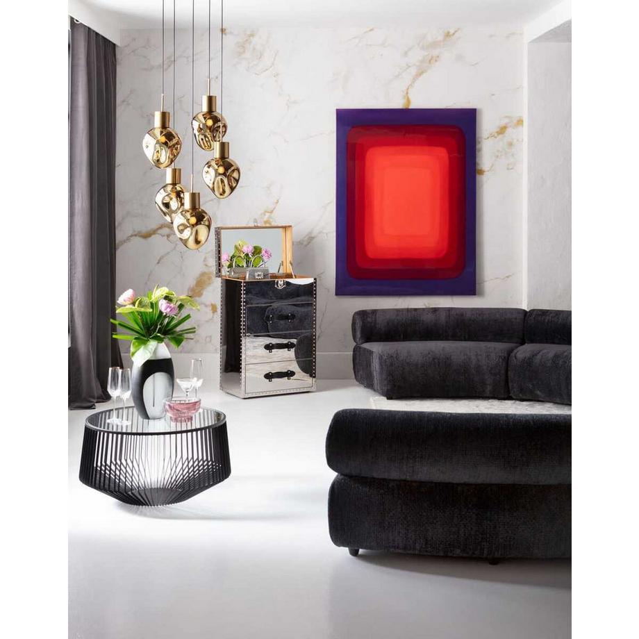 KARE Design Tableau sur toile Tendency rouge 120x160  