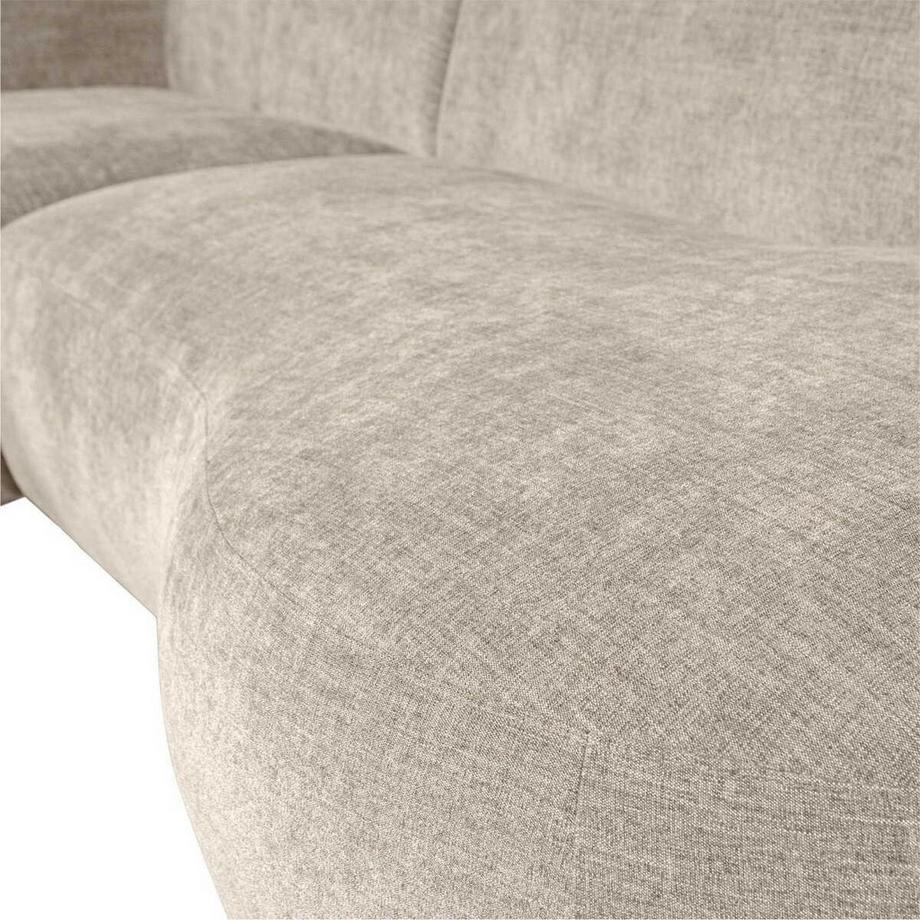 mutoni Ecksofa Polly links Webstoff sand  