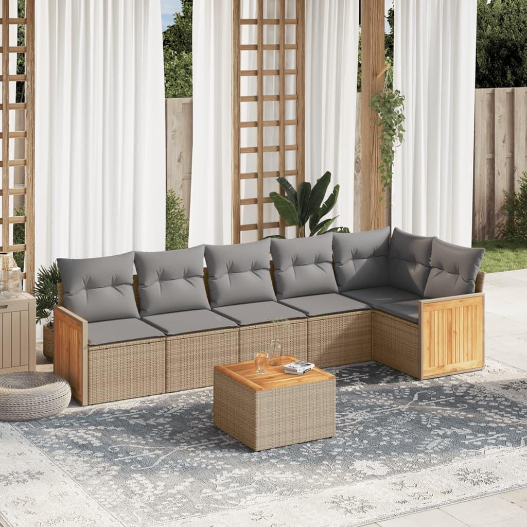 VidaXL Garten sofagarnitur poly-rattan  