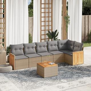 VidaXL Garten sofagarnitur poly-rattan  