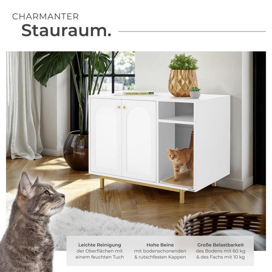 Tectake  Mobile lettiera  Kalea Ingresso laterale 