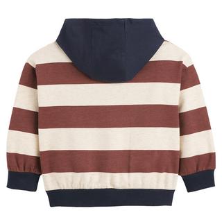 La Redoute Collections  Sweat à capuche rayé en molleton 