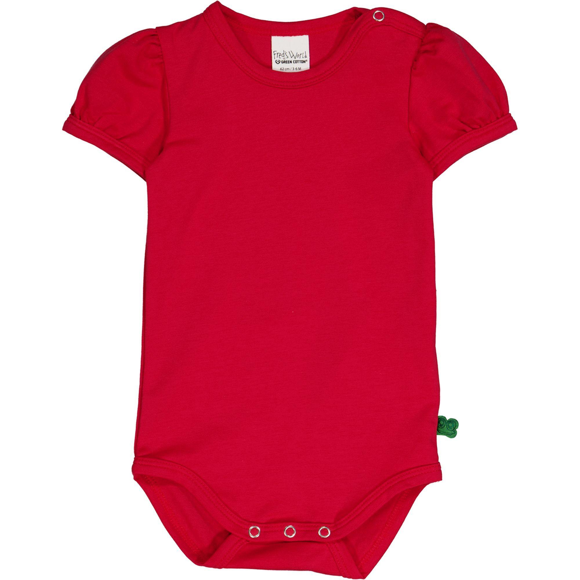 Image of Kurzarmbody Unisex Rot Bunt 62