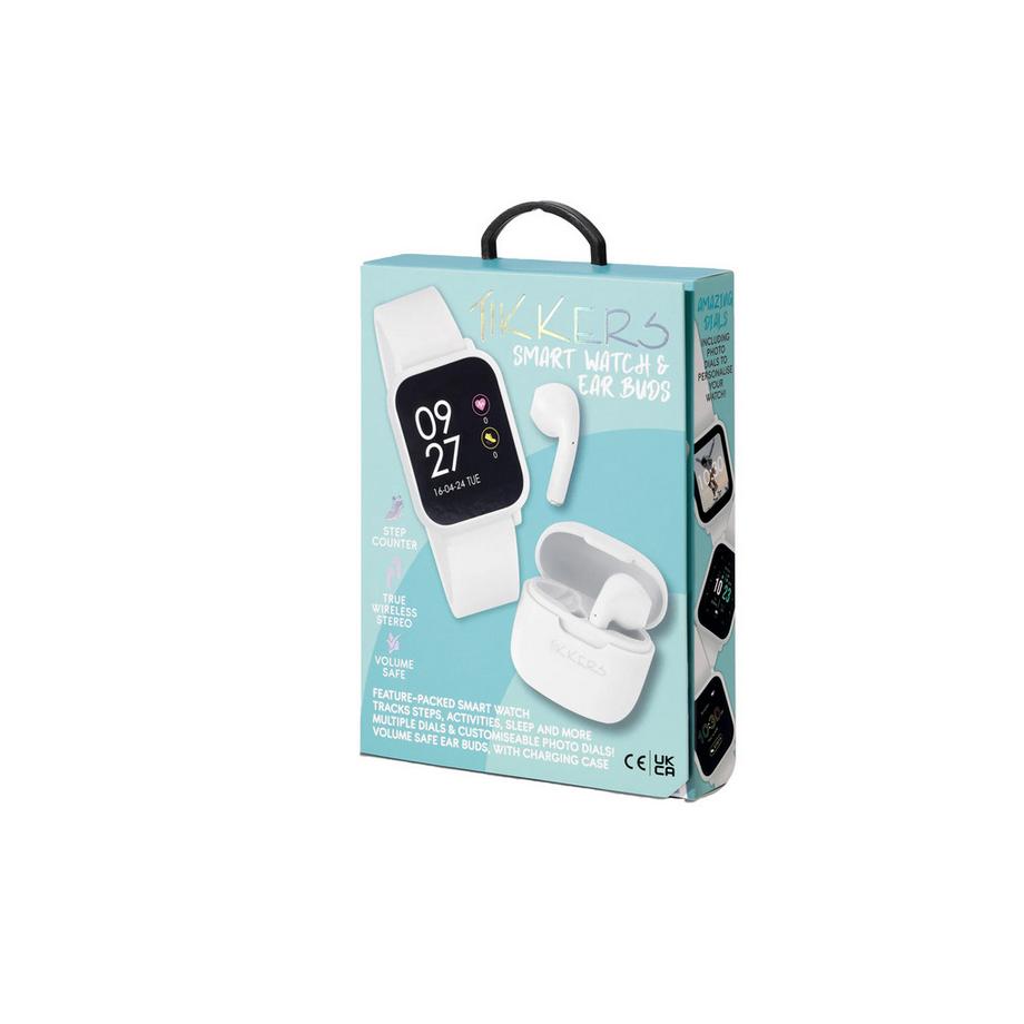 Tikkers  Series 10 Smart Watch and Earbud Set 