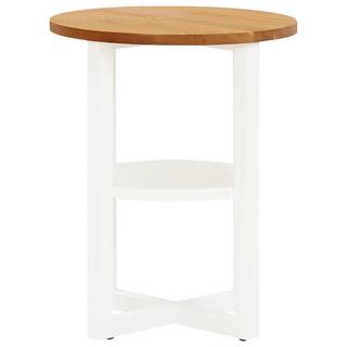 VidaXL Table de lampe bois de chêne  