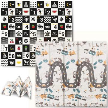 Tapis de jeu pliable 200 x 180 x 1 cm - Nukido NK-340