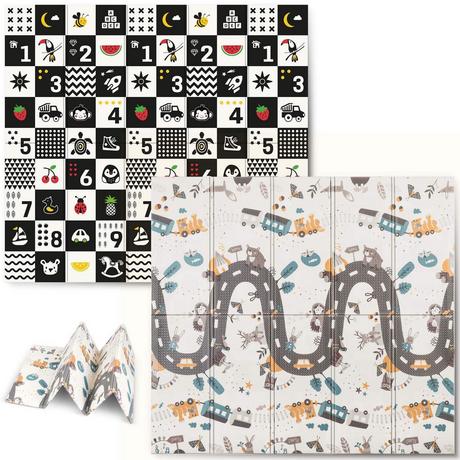 B2X Tapis de jeu pliable 200 x 180 x 1 cm - Nukido NK-340  