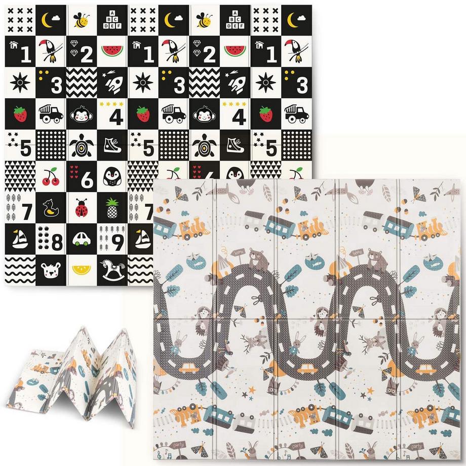 Tapis de jeu pliable 200 x 180 x 1 cm - Nukido NK-340