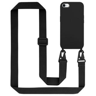 Cadorabo  Chaîne de téléphone portable compatible avec Apple iPhone 7 / 7S / 8 / SE 2020 - Coque de protection en silicone avec cordelette réglable 