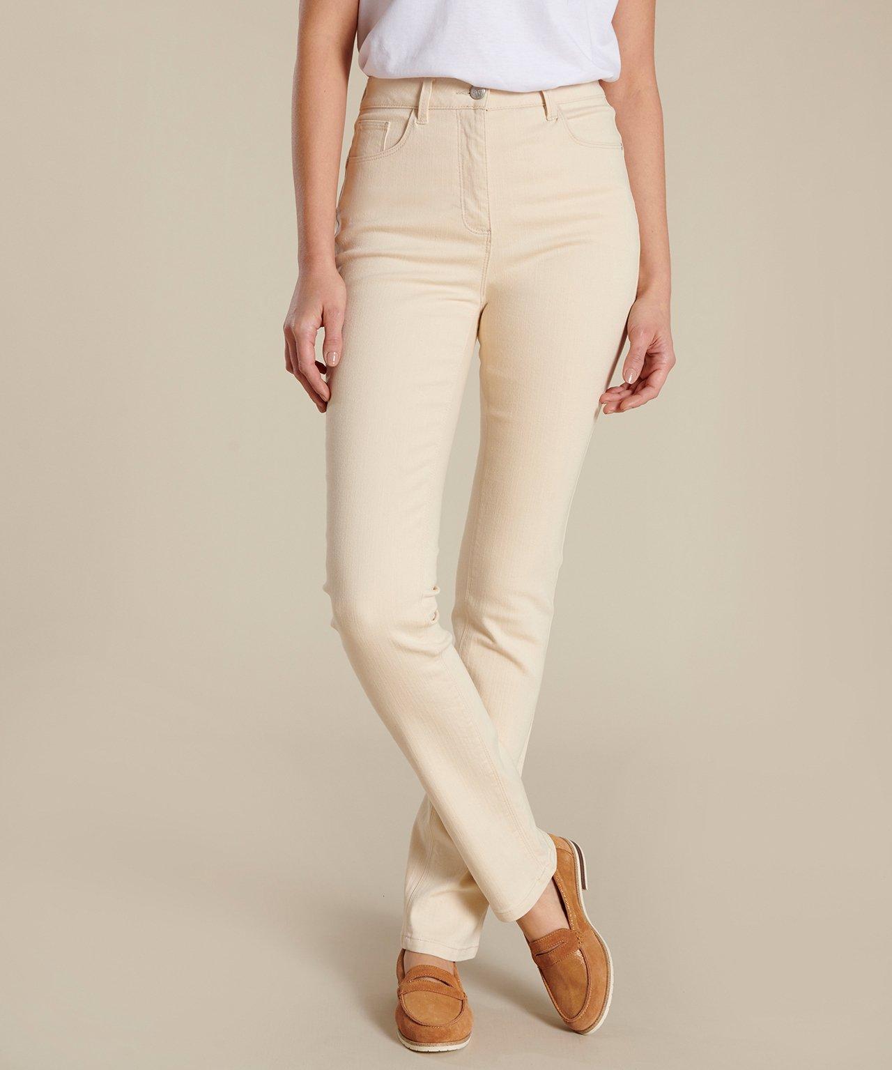 Image of Jeans Mit Hoher Taille, Perfect Fit By , 2 Längen. Damen Braun 52