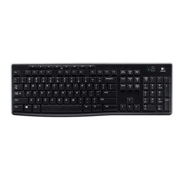 Wireless Keyboard K270 tastiera RF Wireless AZERTY Francese Nero