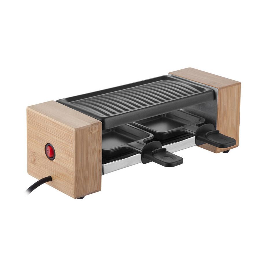 Grill à raclette Bamboo pour 2 personnes
