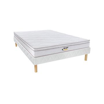 Ensemble sommier + matelas ressorts 3 zones WOLKENTANZ de MORGENGOLD