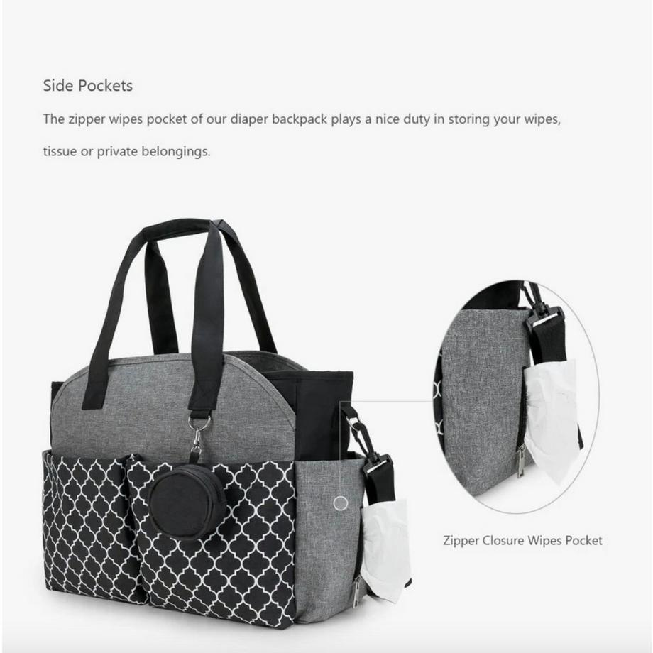 Only-bags.store Borsa a Tracolla Portatile con Porta Biberon  