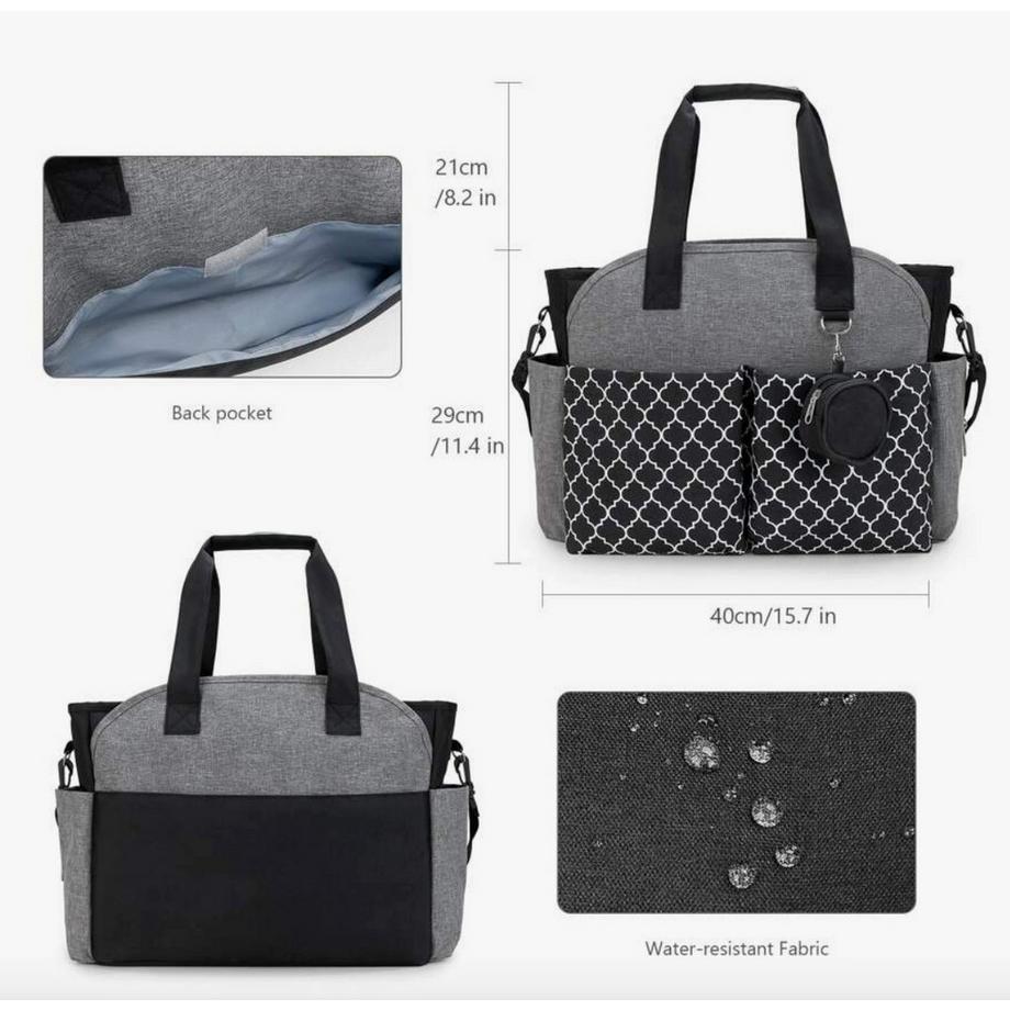 Only-bags.store Borsa a Tracolla Portatile con Porta Biberon  