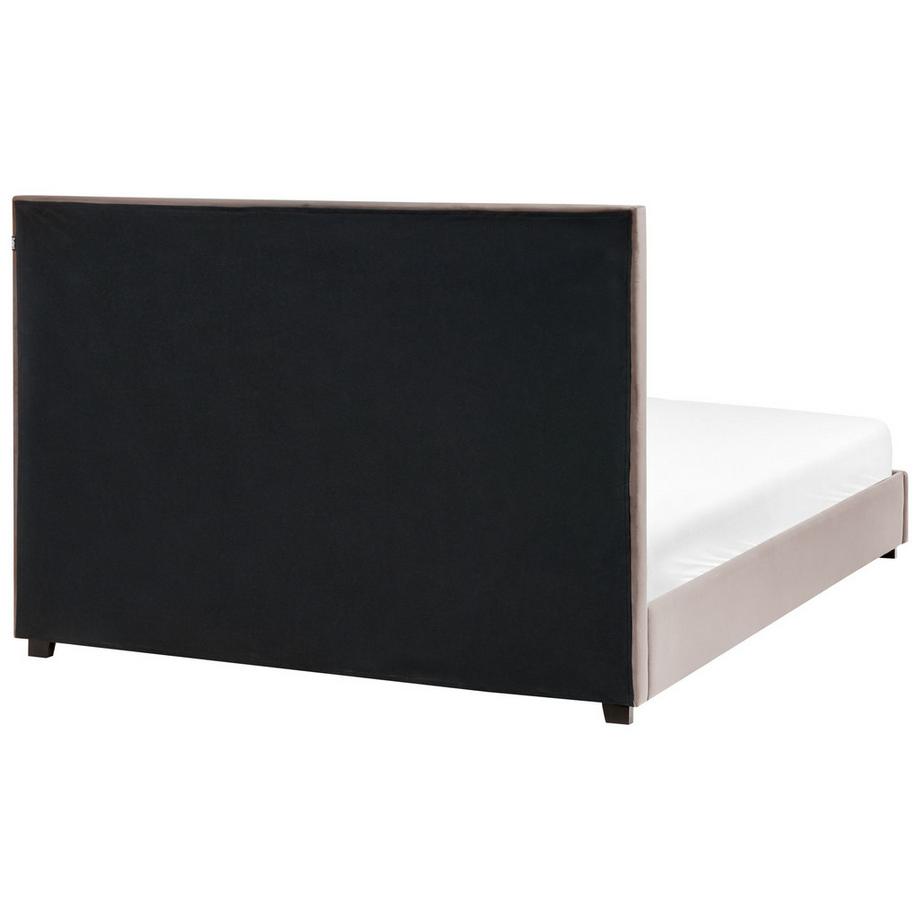 Beliani Letto en Velluto Moderno ROUEN  