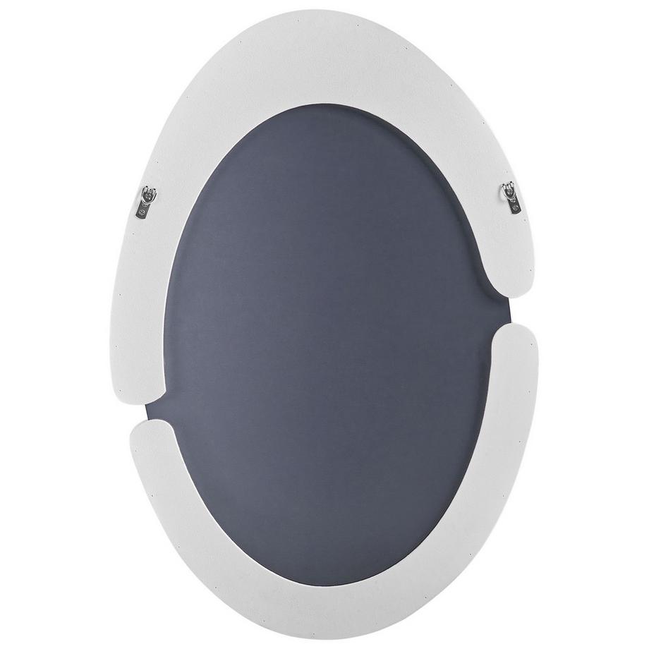 Beliani Wandspiegel aus Samtstoff Modern MASSAY  