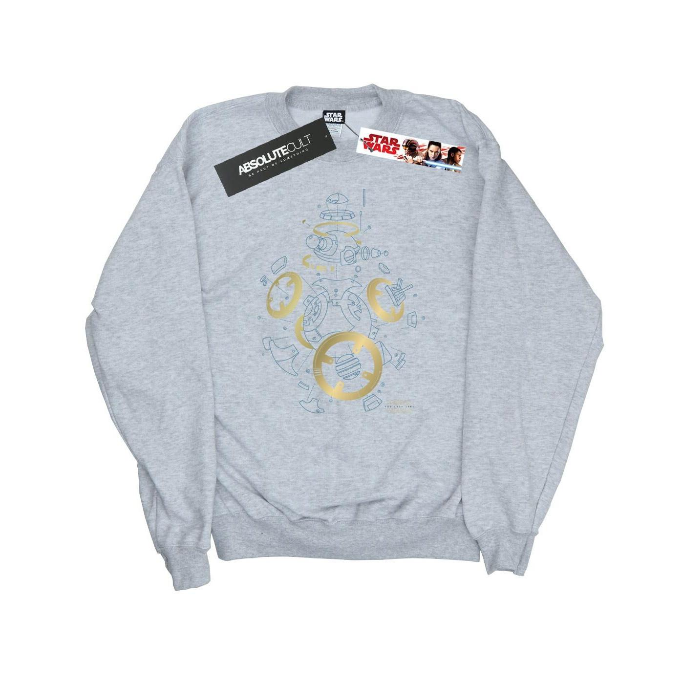 Image of The Last Jedi Bb8 Deconstructed Sweatshirt Herren Grau XXL