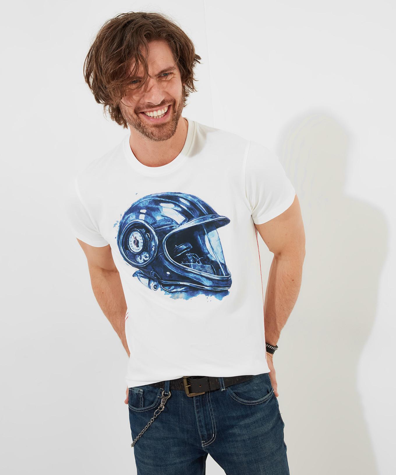 Joe Browns  Bionischer Motorradhelm Grafik-T-Shirt 