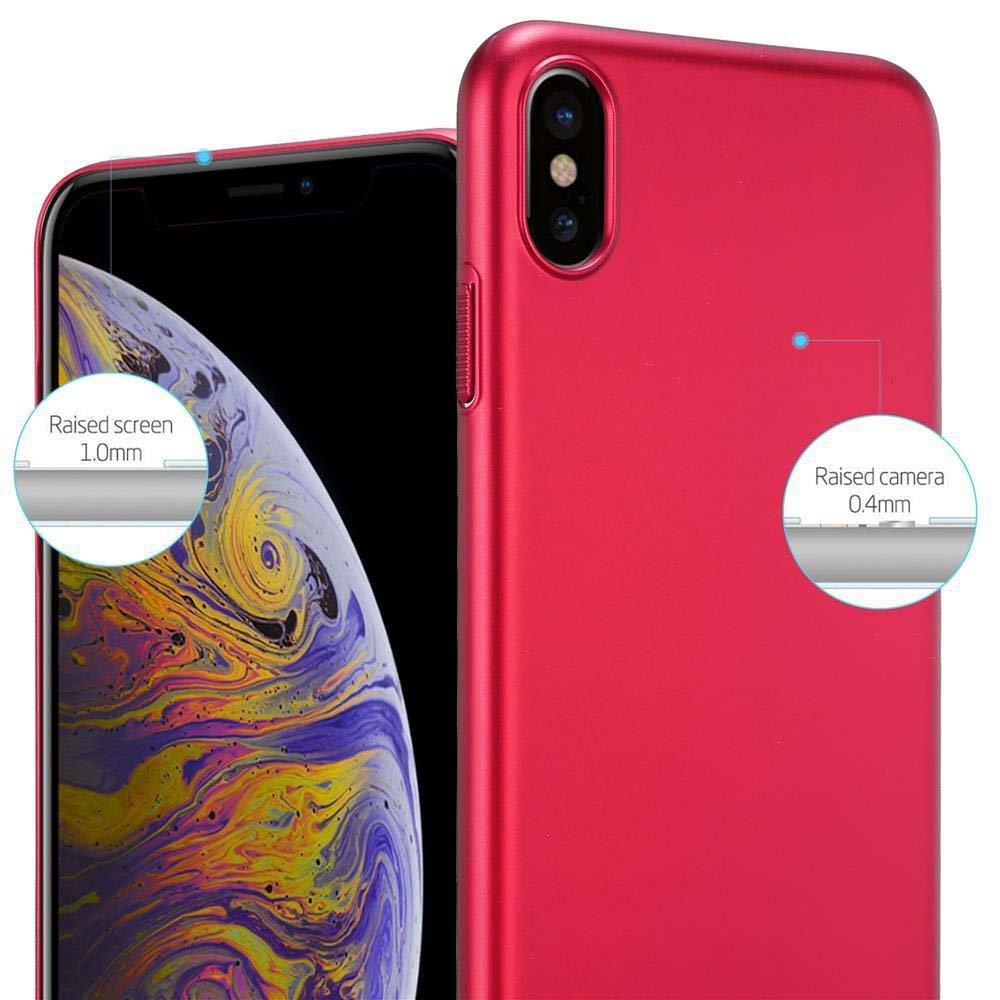 Cadorabo  Hülle für Apple iPhone XS MAX Hard Case in Metall Optik 