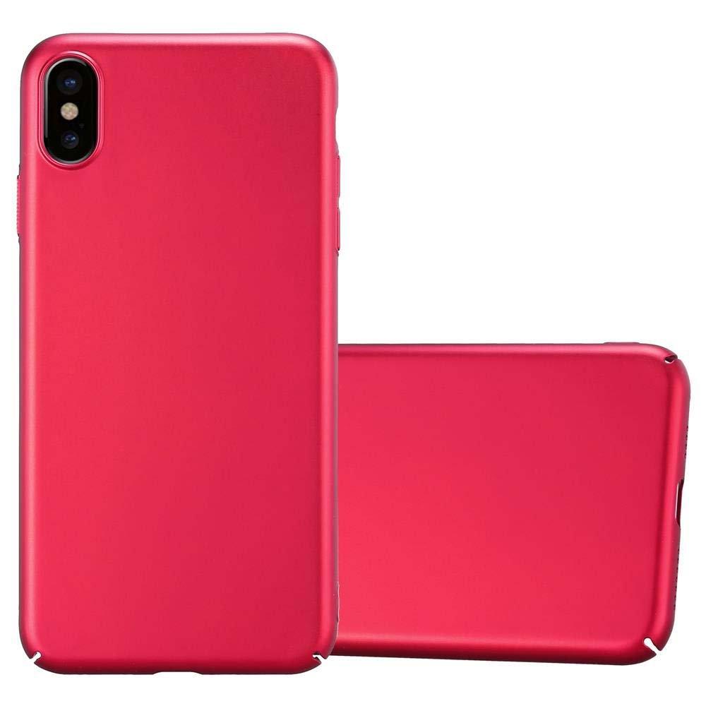 Cadorabo  Housse compatible avec Apple iPhone XS MAX - Hard Case Coque de protection d'aspect métallique contre les rayures et les chocs 