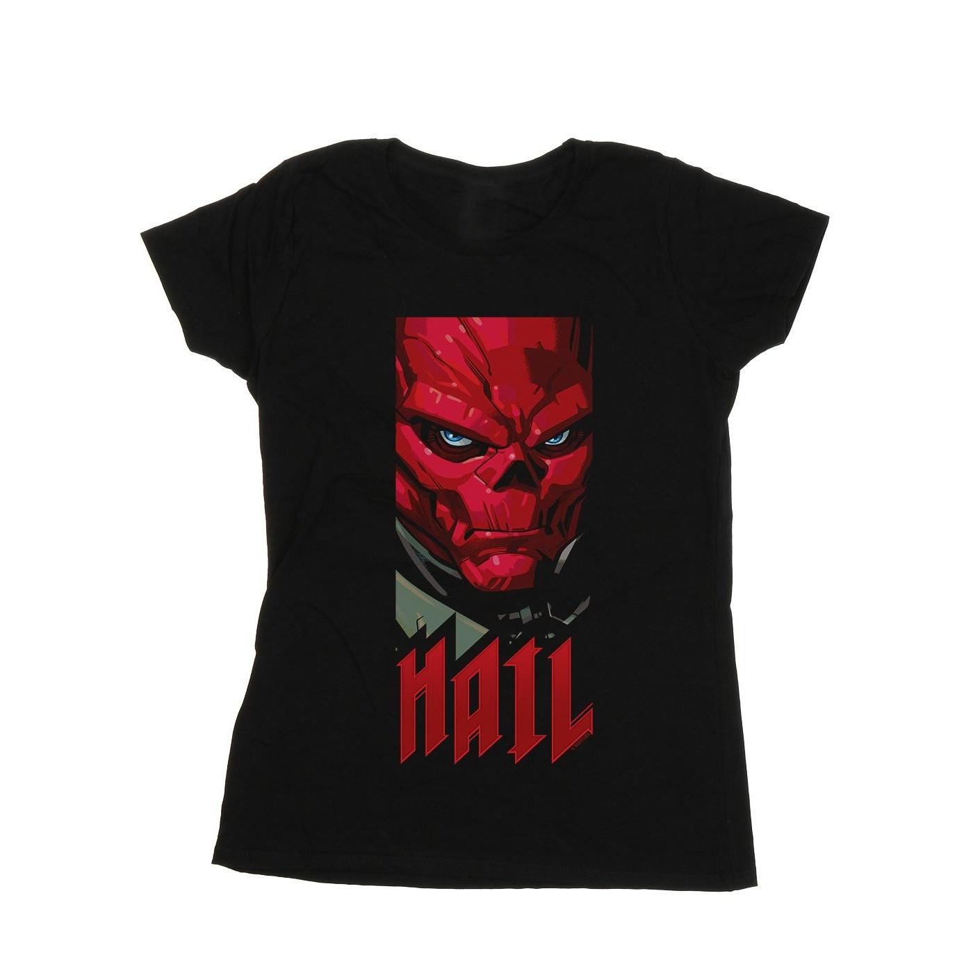 Image of Avengers Hail Red Skull Tshirt Damen Schwarz L