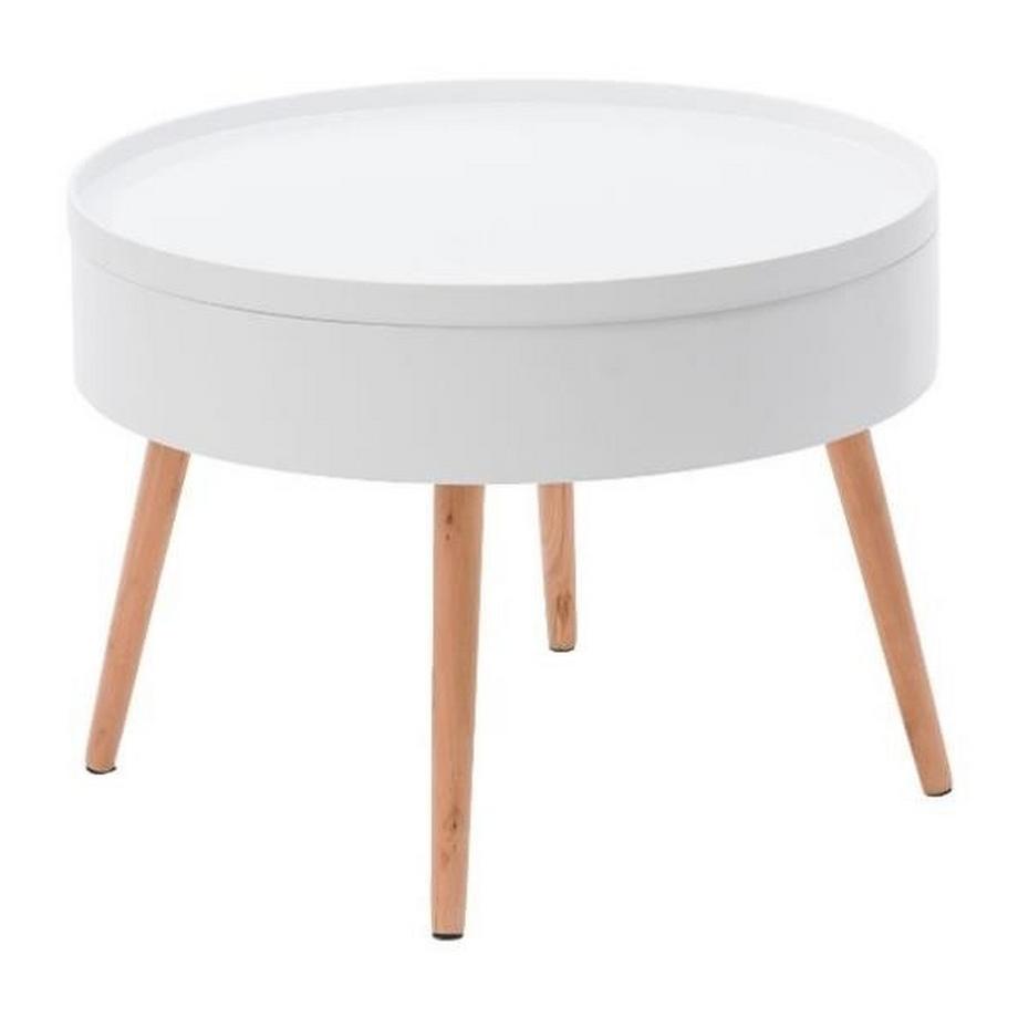 B2X Tavolino rotondo con contenitore, 60 cm  