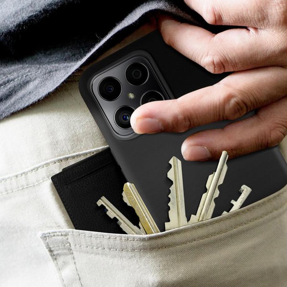 Avizar  Coque Honor X8 4G Soft Touch Noir 