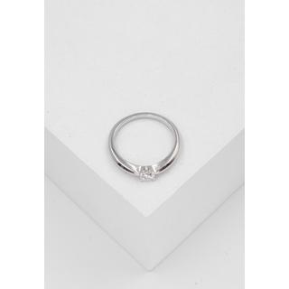 MUAU Schmuck  Solitaire Ring Diamant 0.25ct. Weissgold 750 