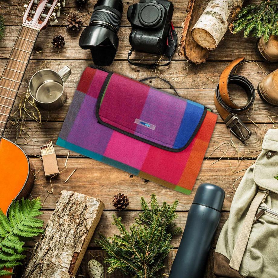 Northio  Coperta da picnic 200 x 200 cm a quadretti 