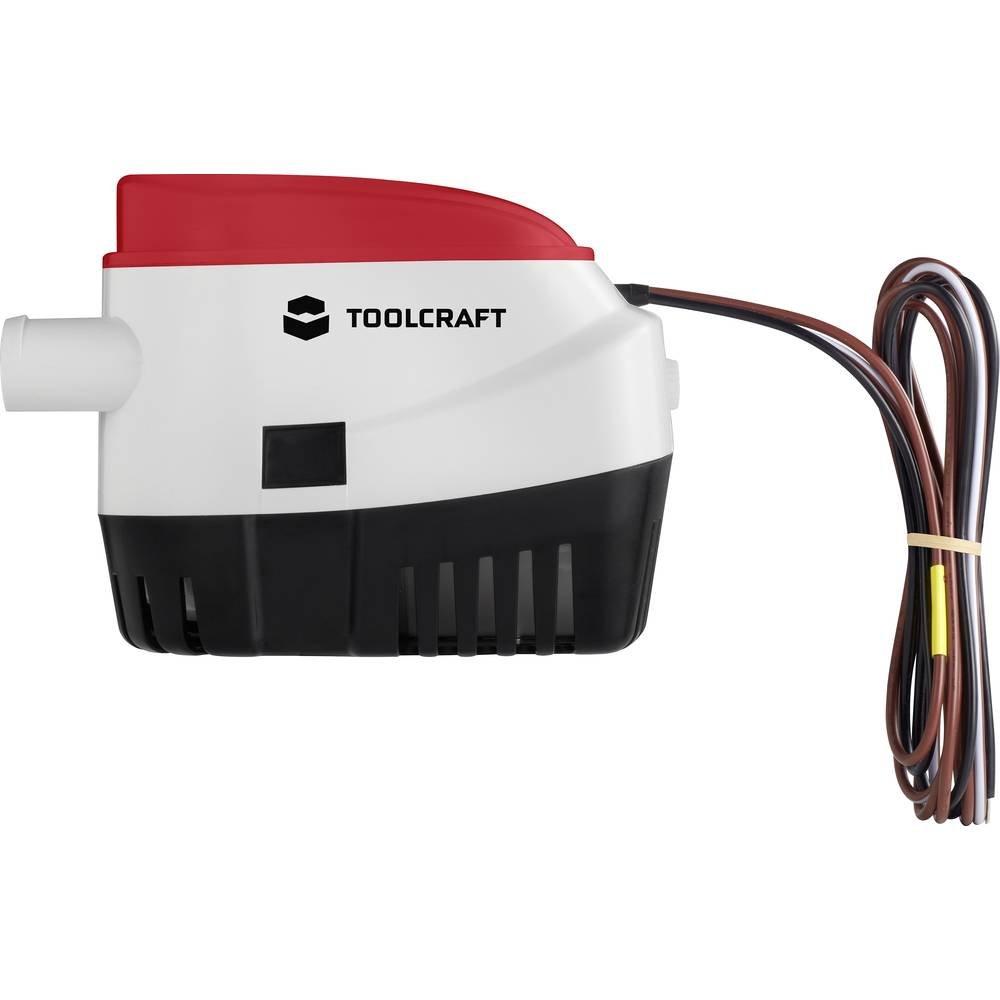 TOOLCRAFT  Bilgenpumpe mit Sensor 12 V, 3 A, 2839 l/h 