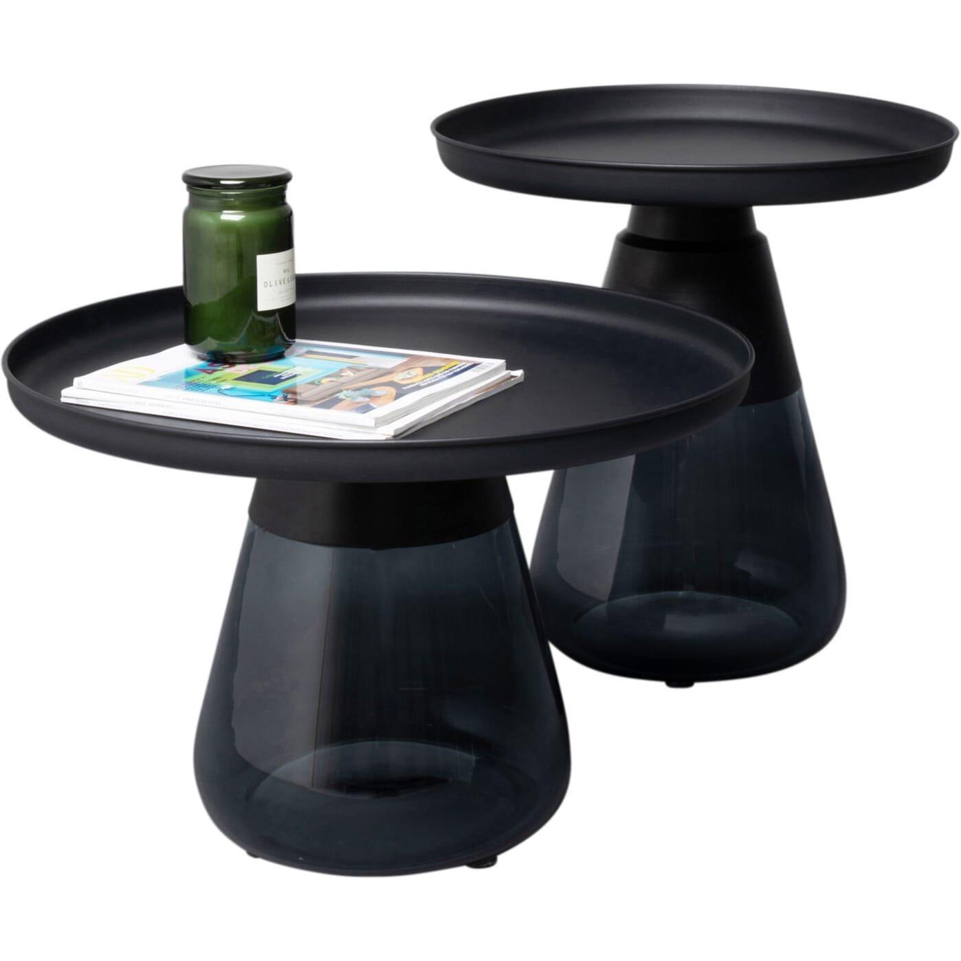 KARE Design Table d'appoint Bottiglia Smoke vers 60  