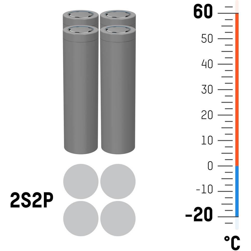 ANSMANN  Li-Ion-Akkupack 18650 