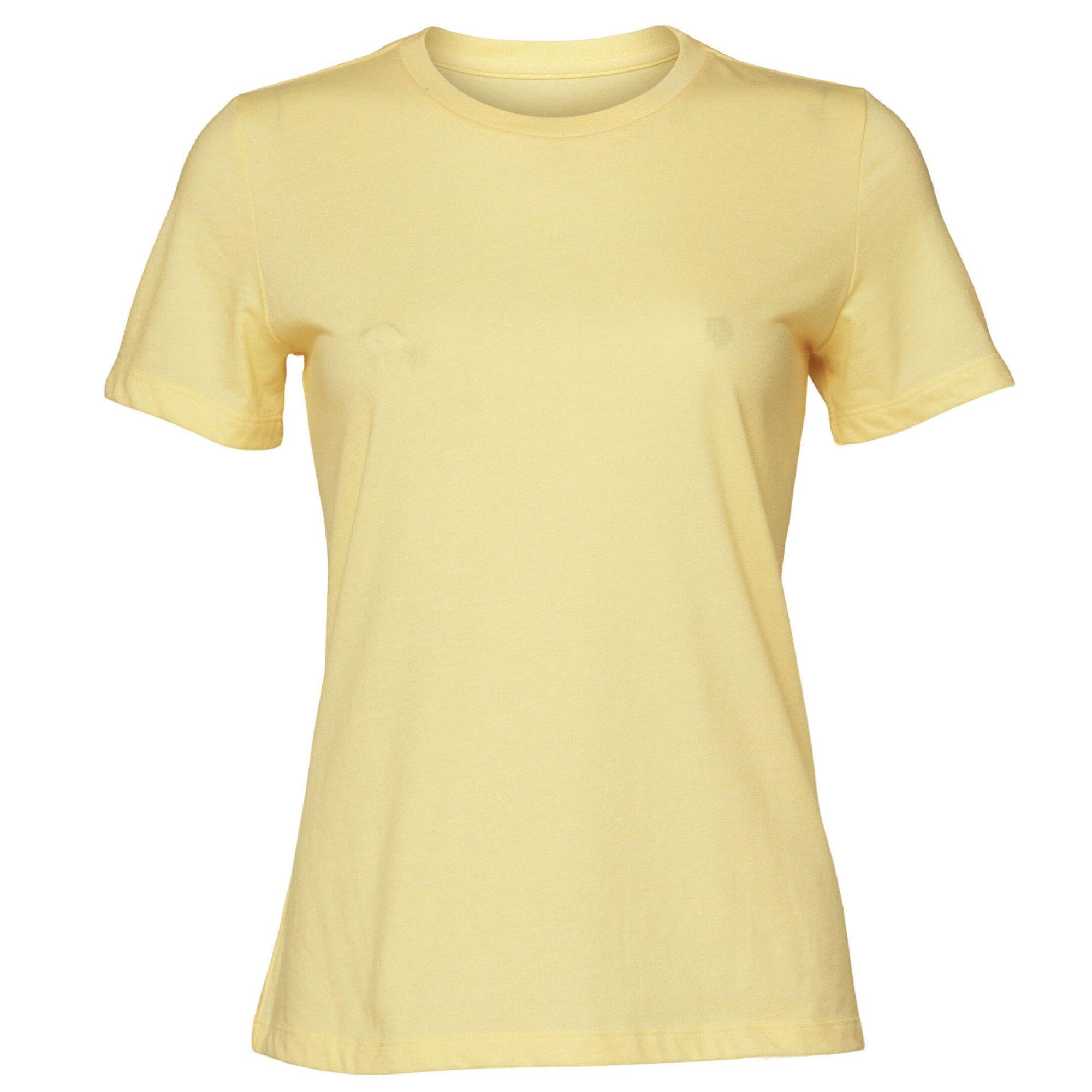 Image of Tshirt Damen Gelb Pastel XL