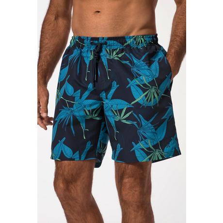 JP1880  Badeshorts, Beachwear, Elastikbund, floraler Print 