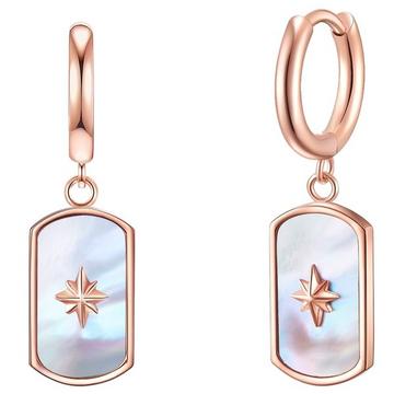 Femme Boucles d´oreilles en acier inoxydable