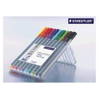 STAEDTLER STAEDTLER Feinschr. triplus 334 0,3mm 10 Farben ass.  