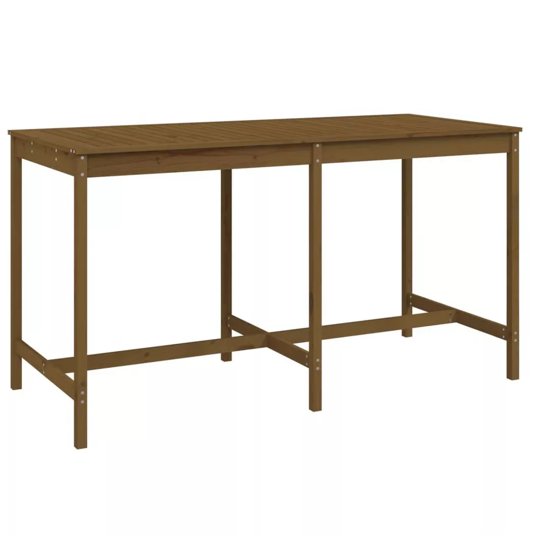 VidaXL - Table de jardin bois de pin, One Size, Marron