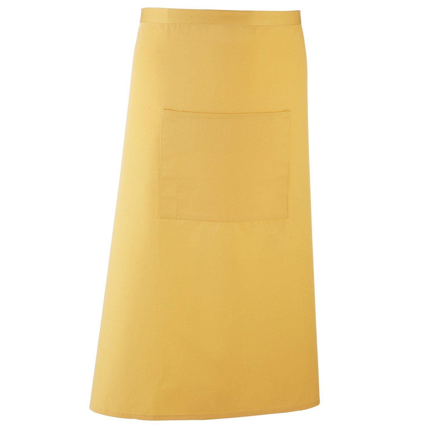 Image of Bar Schürze Bunt (2 Stückpackung) Unisex Senfgelb ONE SIZE