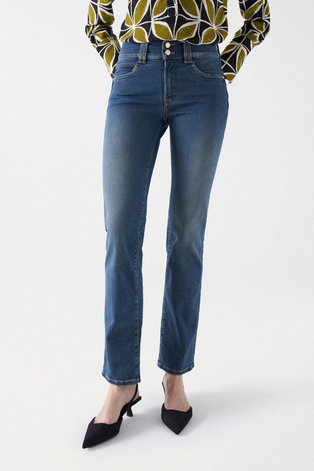 Image of Jeans Secret Straight Greencast Damen Marine W29