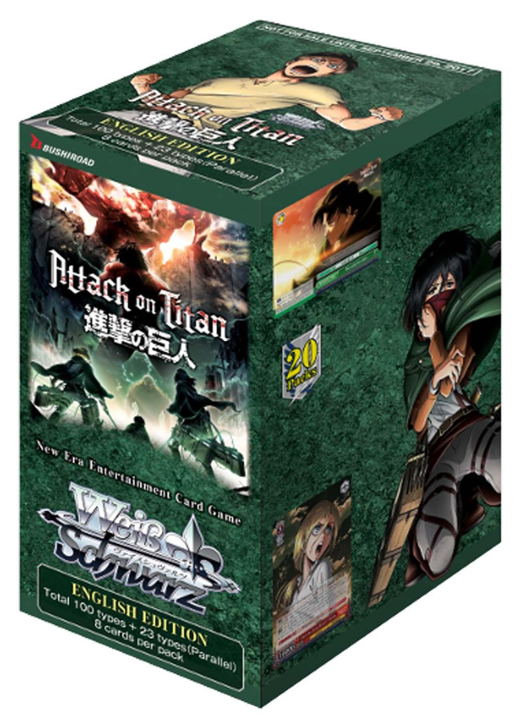 Bushiroad  Attack on Titan: Vol.2 Booster Box - Reprint - Weiss Schwarz TCG - EN 