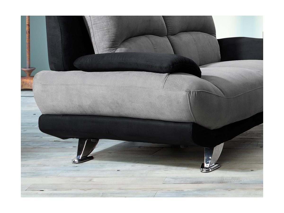 Vente-unique Sofa 2Sitzer Microfaser MUSKO  