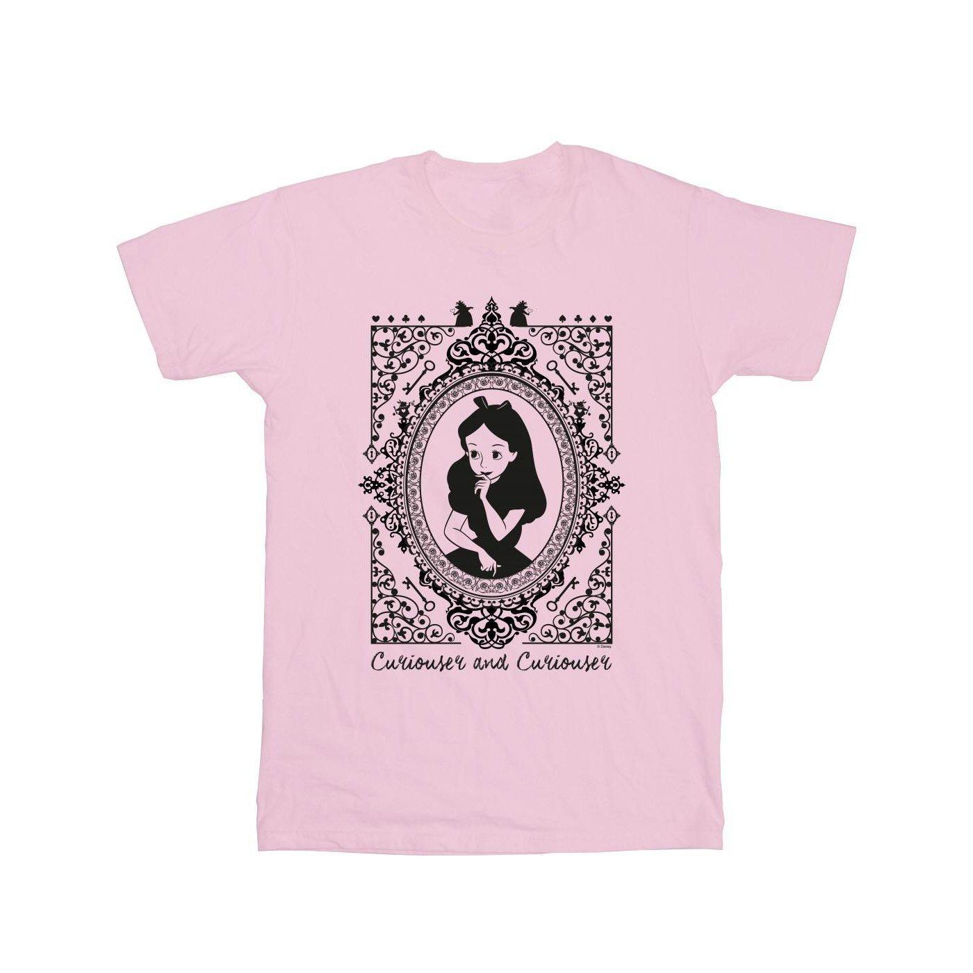 Image of Alice In Wonderland Frame Tshirt Herren Pink L